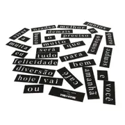 ÍMÃS COM 30 RESSIGNIFICAR - PRETO/BRANCO - Foto 2