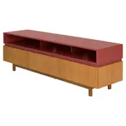 RACK 3 PORTAS BASCULANTES 1,70 M X 43 CM HORIZON - TAURI/RODONITA - Foto 2