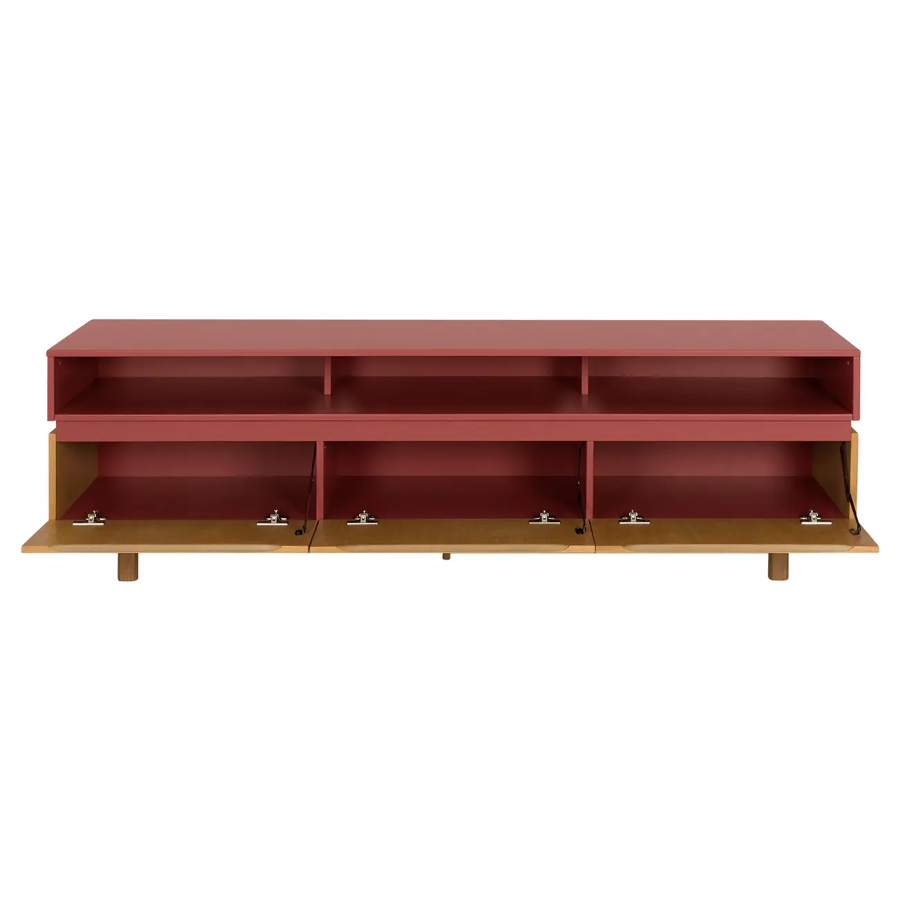 RACK 3 PORTAS BASCULANTES 1,70 M X 43 CM HORIZON - TAURI/RODONITA - Foto 4