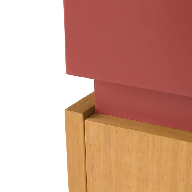 RACK 3 PORTAS BASCULANTES 1,70 M X 43 CM HORIZON - TAURI/RODONITA - Foto 7