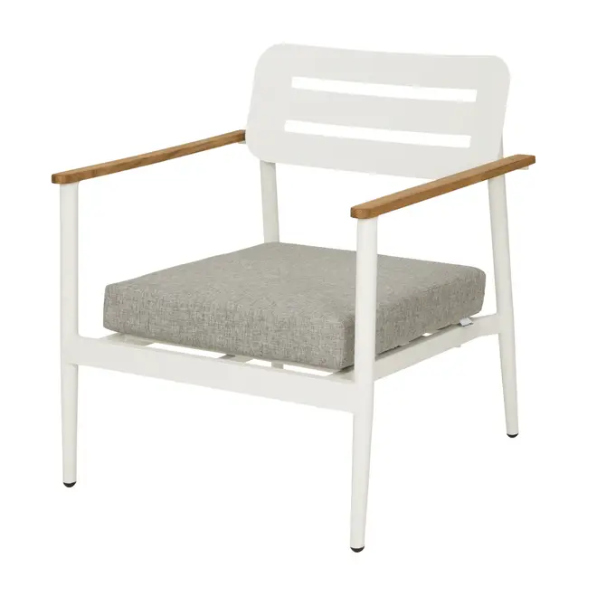 POLTRONA SEASIDE - BRANCO/CINZA - Foto 1
