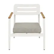 POLTRONA SEASIDE - BRANCO/CINZA - Foto 2