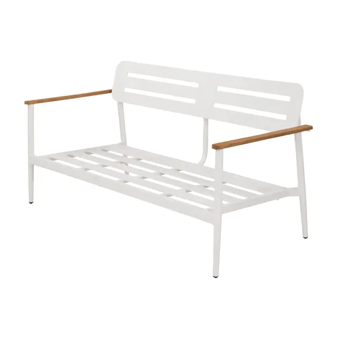 SOFÁ 2 LUGARES SEASIDE - BRANCO/CINZA - Foto 7