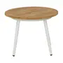 MESA LATERAL REDONDA 59 CM SEASIDE - BRANCO/TEKA - Foto 2