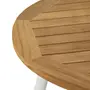 MESA LATERAL REDONDA 59 CM SEASIDE - BRANCO/TEKA - Foto 3