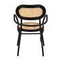 CADEIRA COM BRAÇOS VERLET - PRETO/BEGE - Foto 7