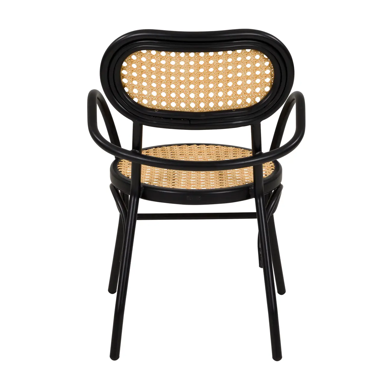 CADEIRA COM BRAÇOS VERLET - PRETO/BEGE - Foto 7