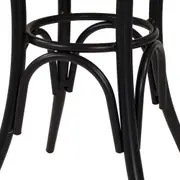 MESA REDONDA 70 CM VERLET - PRETO/BEGE - Foto 4