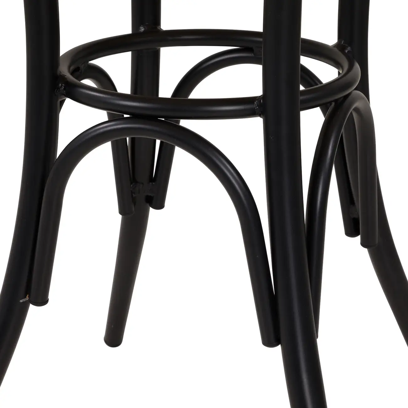 MESA REDONDA 70 CM VERLET - PRETO/BEGE - Foto 4