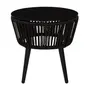 MESA LATERAL REDONDA 51 CM BAROS - PRETO/PRETO - Foto 2