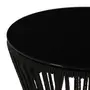 MESA LATERAL REDONDA 51 CM BAROS - PRETO/PRETO - Foto 3