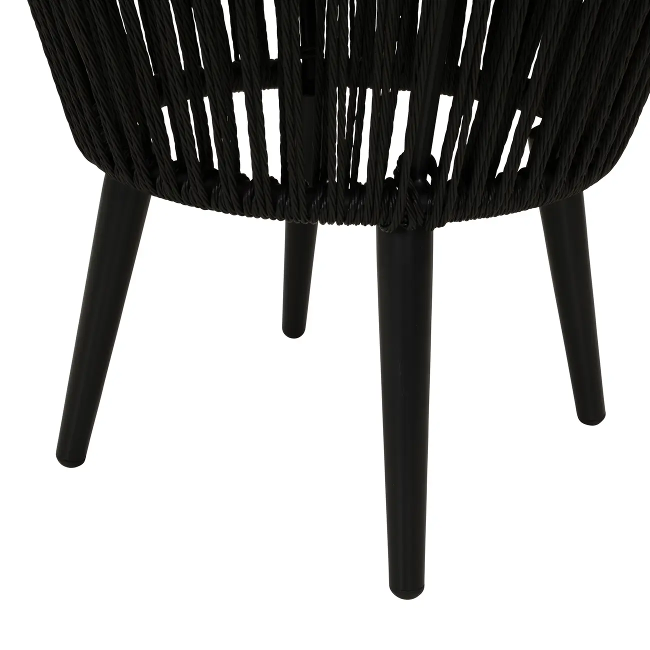 MESA LATERAL REDONDA 51 CM BAROS - PRETO/PRETO - Foto 4