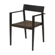 CADEIRA COM BRAÇOS VEDRA - PRETO - Foto 1