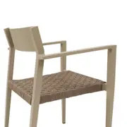 CADEIRA COM BRAÇOS VEDRA - BEGE - Foto 6