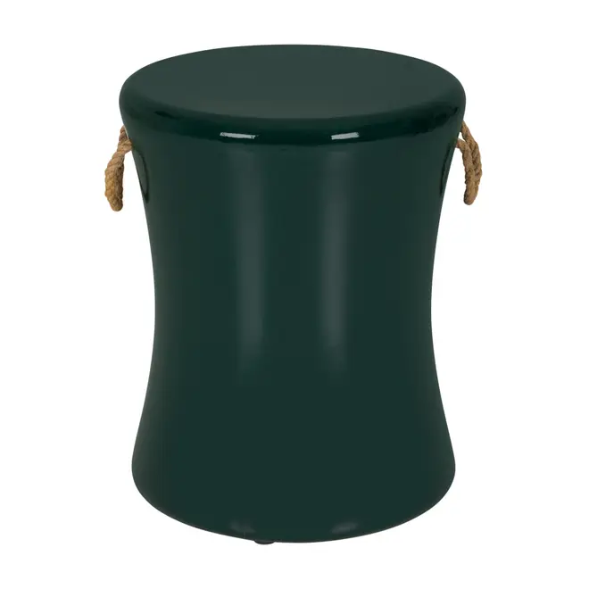 PUFF GARDEN CANTIGA - VERDE/FIBRA CLARA - Foto 1