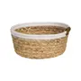 CESTO 10 CM X 24 CM X 24 CM MALAY - FIBRA NATURA/CREAM - Foto 2