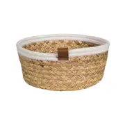 CESTO 10 CM X 24 CM X 24 CM MALAY - FIBRA NATURA/CREAM - Foto 3