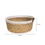 CESTO 10 CM X 24 CM X 24 CM MALAY - FIBRA NATURA/CREAM - Foto 6