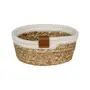 CESTO 7 CM X 18 CM X 18 CM MALAY - FIBRA NATURA/CREAM - Foto 3