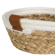 CESTO 7 CM X 18 CM X 18 CM MALAY - FIBRA NATURA/CREAM - Foto 4