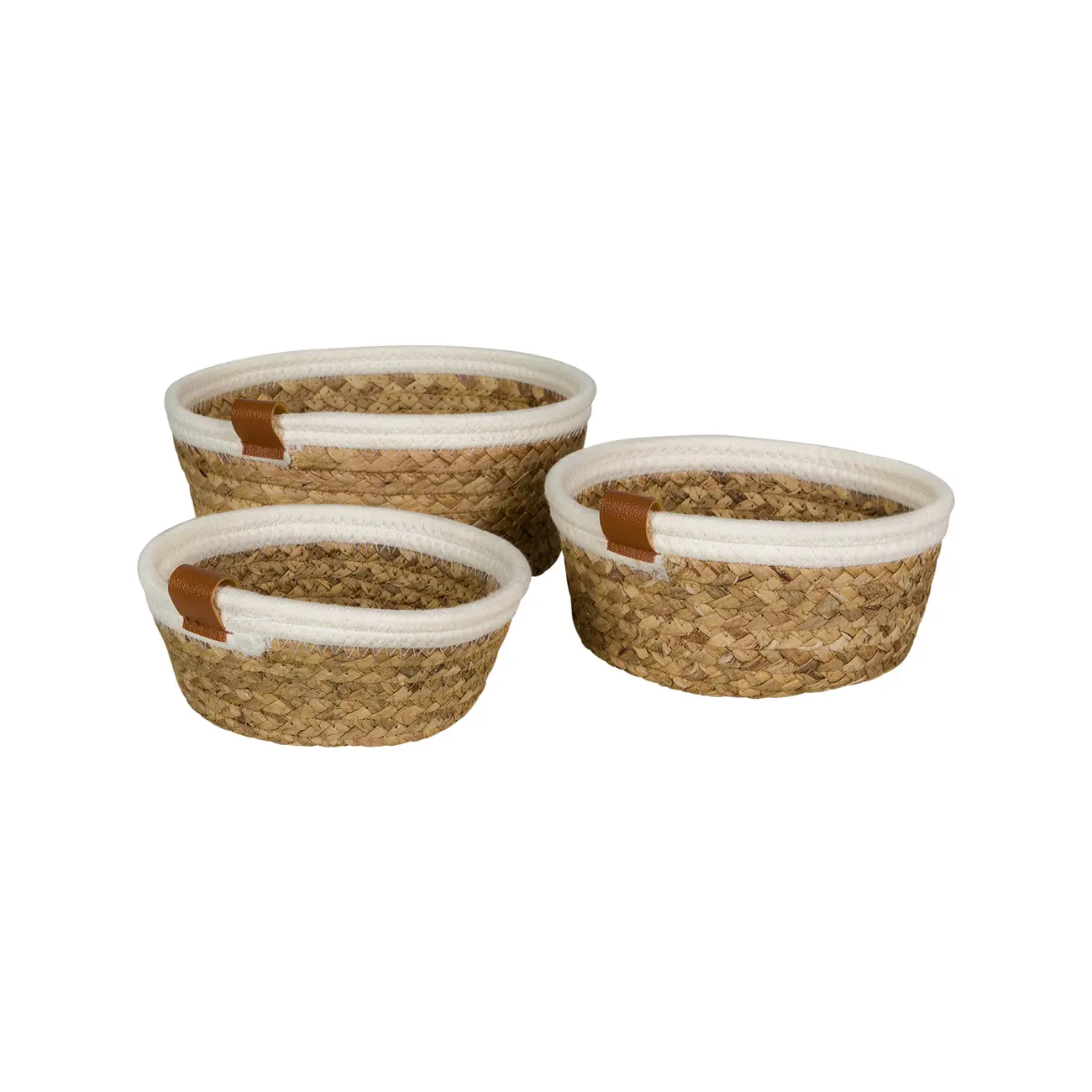 CESTO 7 CM X 18 CM X 18 CM MALAY - FIBRA NATURA/CREAM - Foto 5