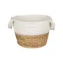 CESTO COM ALÇA 18 CM X 25 CM X 25 CM ISLA - FIBRA NATURA/CREAM - Foto 1
