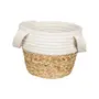 CESTO COM ALÇA 15 CM X 18 CM X 18 CM ISLA - FIBRA NATURA/CREAM - Foto 1
