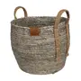 CESTO COM ALÇA 25 CM X 30 CM X 30 CM GUARIBE - FIBRA NATURAL/LATTE - Foto 2