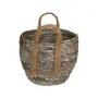 CESTO COM ALÇA 19 CM X 23 CM X 23 CM GUARIBE - FIBRA NATURAL/LATTE - Foto 3