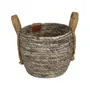 CESTO COM ALÇA 19 CM X 23 CM X 23 CM GUARIBE - FIBRA NATURAL/LATTE - Foto 4