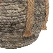 CESTO COM ALÇA 19 CM X 23 CM X 23 CM GUARIBE - FIBRA NATURAL/LATTE - Foto 6