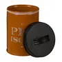 POTE PARA RAÇÃO 15 CM CONTAINER - TERRACOTA/PRETO - Foto 2