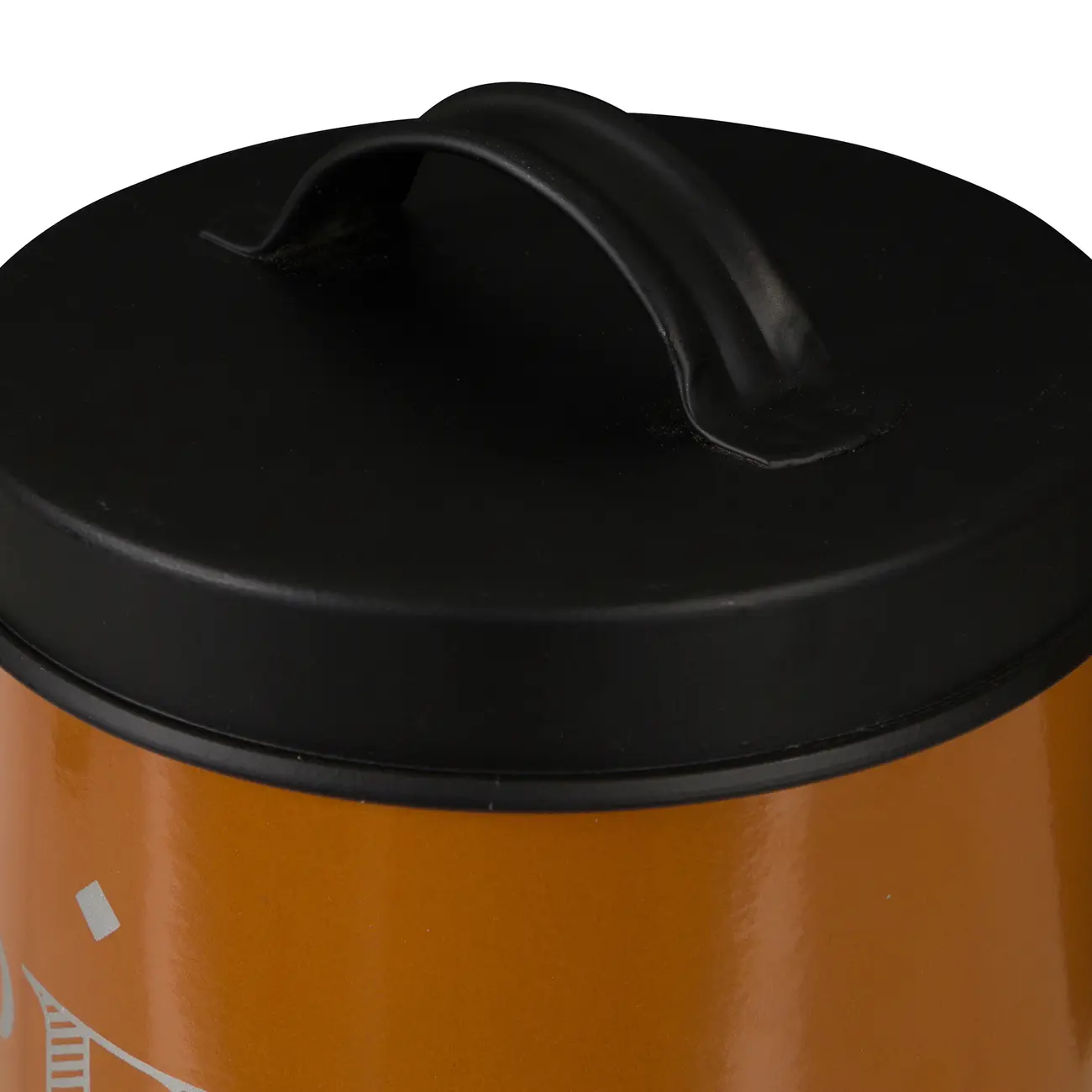 POTE PARA RAÇÃO 15 CM CONTAINER - TERRACOTA/PRETO - Foto 5