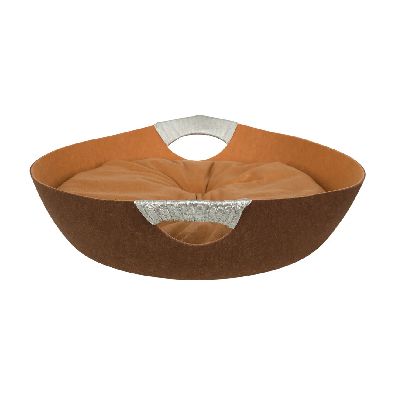 CAMA PARA PET 53 CM X 47 CM ABRIGO - MARROM/LATTE - Foto 3