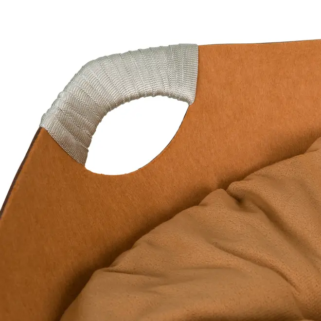 CAMA PARA PET 53 CM X 47 CM ABRIGO - MARROM/LATTE - Foto 5