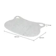 TAPETE PARA COMEDOURO PET PROTECT CAT - CINZA - Foto 5