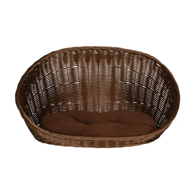 CAMA PARA PET 70 CM X 48 CM SERENA - MARROM/MANJERICÃO - Foto 1