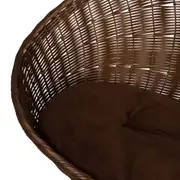 CAMA PARA PET 70 CM X 48 CM SERENA - MARROM/MANJERICÃO - Foto 5