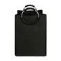 CESTO PARA ROUPA MODERN-HIVE - PRETO/MUSGO - Foto 1