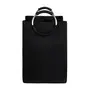 CESTO PARA ROUPA MODERN-HIVE - PRETO/MUSGO - Foto 3