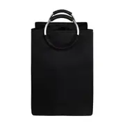CESTO PARA ROUPA MODERN-HIVE - PRETO/MUSGO - Foto 3