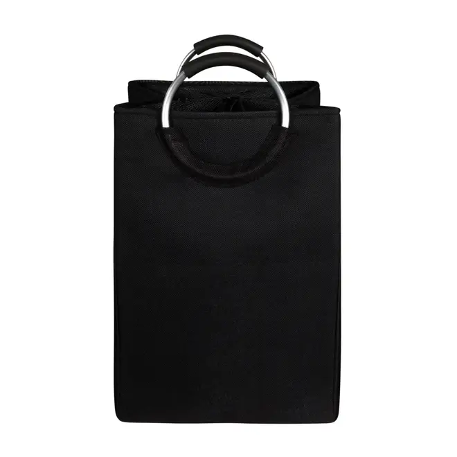 CESTO PARA ROUPA MODERN-HIVE - PRETO/MUSGO - Foto 3