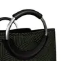 CESTO PARA ROUPA MODERN-HIVE - PRETO/MUSGO - Foto 6