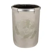 CESTO PARA ROUPA USE MAIS LAVE MENOS - NATURAL/PRETO - Foto 1