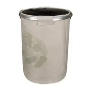 CESTO PARA ROUPA USE MAIS LAVE MENOS - NATURAL/PRETO - Foto 2
