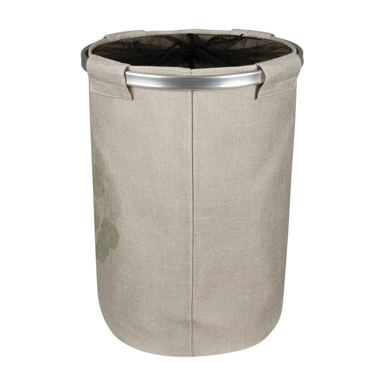 CESTO PARA ROUPA USE MAIS LAVE MENOS - NATURAL/PRETO - Foto 3