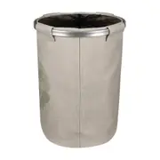 CESTO PARA ROUPA USE MAIS LAVE MENOS - NATURAL/PRETO - Foto 3