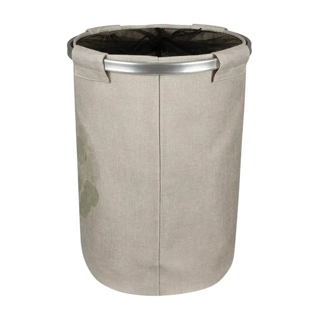 CESTO PARA ROUPA USE MAIS LAVE MENOS - NATURAL/PRETO - Foto 3