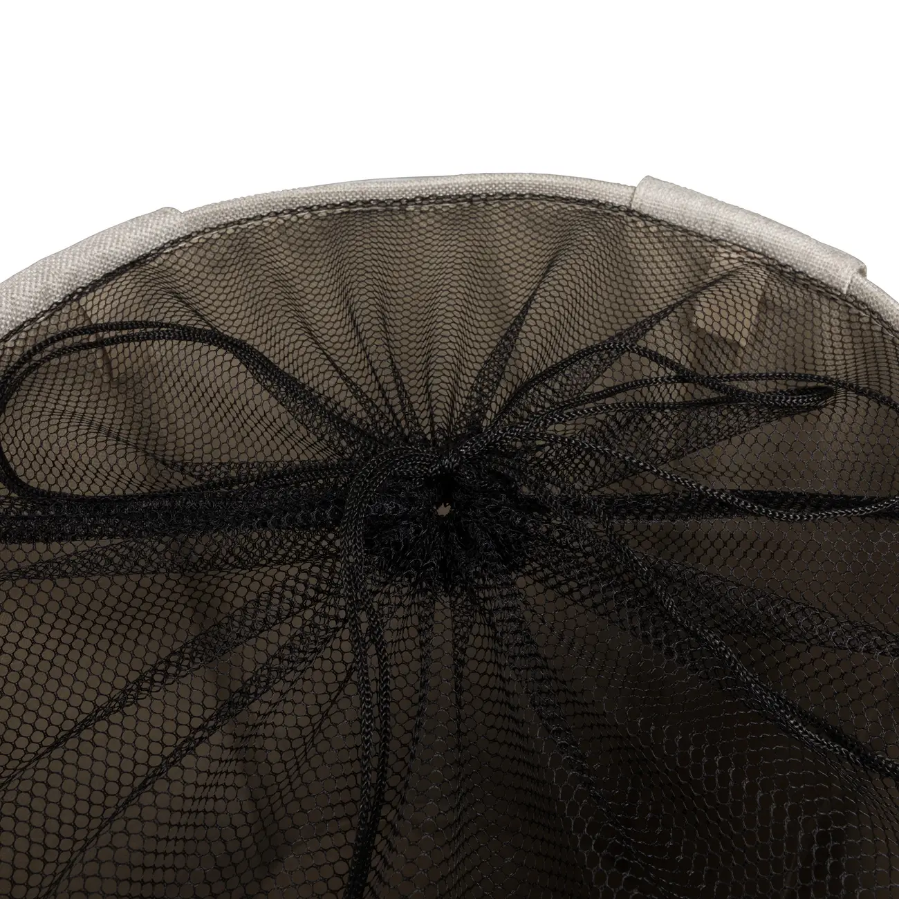 CESTO PARA ROUPA USE MAIS LAVE MENOS - NATURAL/PRETO - Foto 5