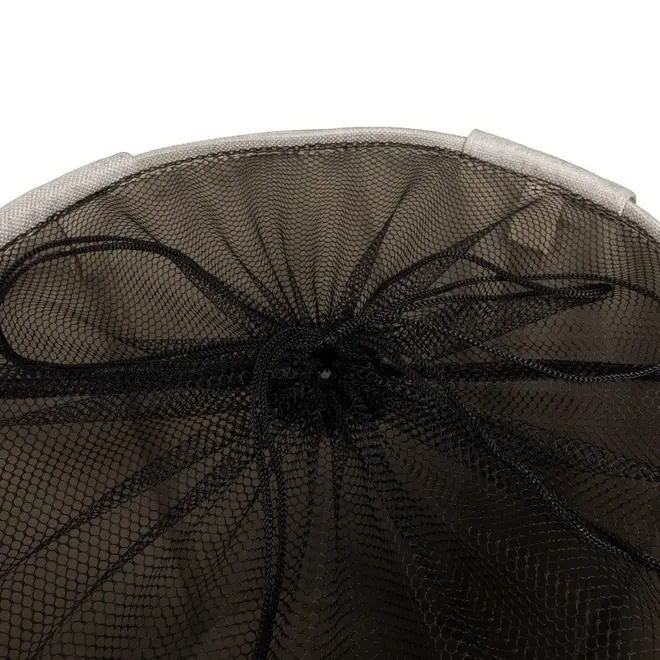 CESTO PARA ROUPA USE MAIS LAVE MENOS - NATURAL/PRETO - Foto 5